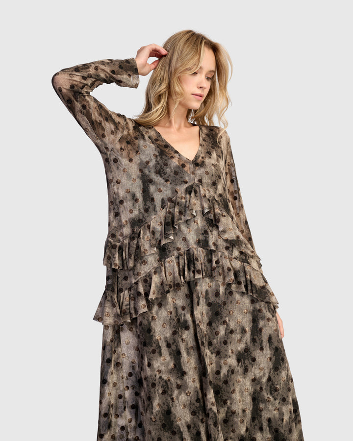 Fen Mesh Dress, Aquarelle