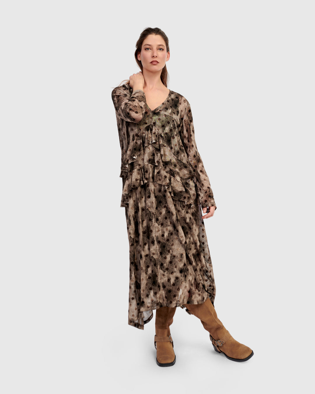 Fen Mesh Dress, Aquarelle