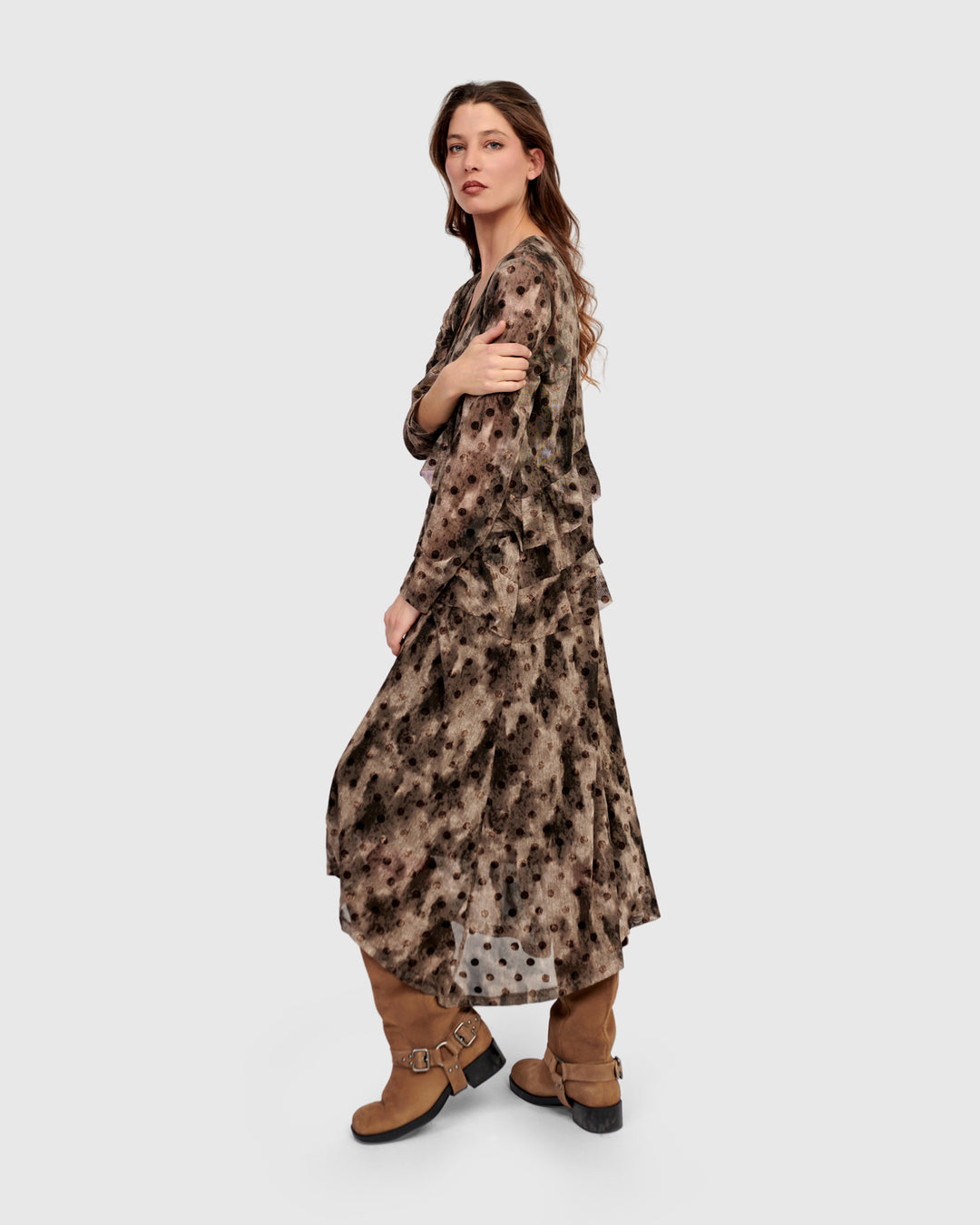 Fen Mesh Dress, Aquarelle