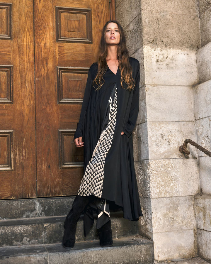 Baroque Draped Dress, Mix
