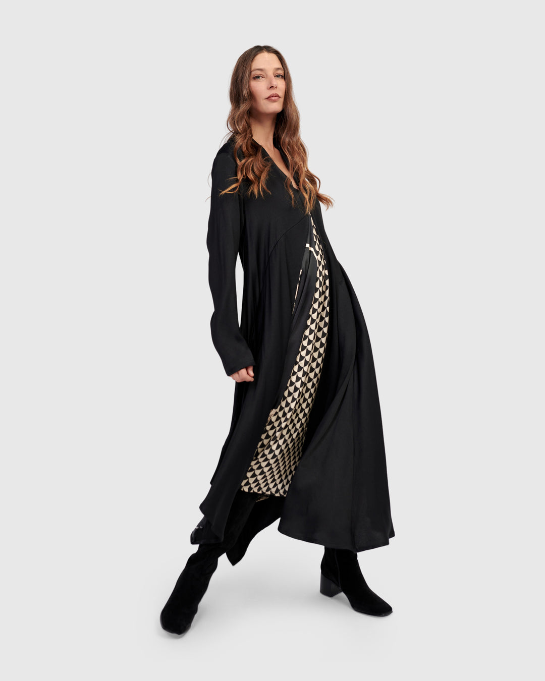 Baroque Draped Dress, Mix