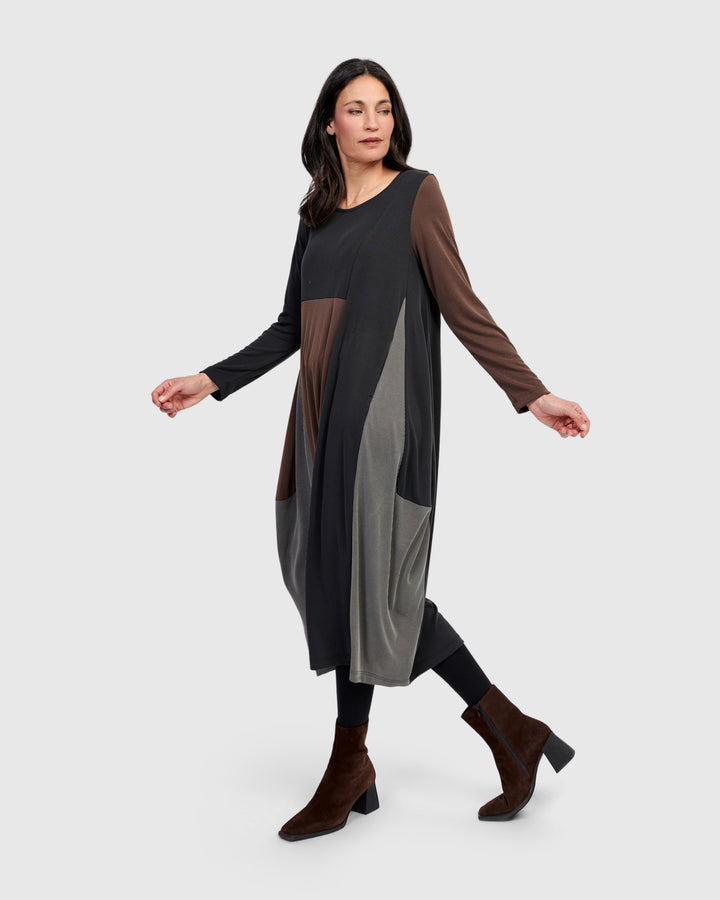 Drift Cupro Relaxed Dress, Mix