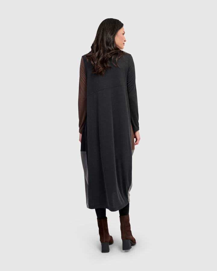 Drift Cupro Relaxed Dress, Mix