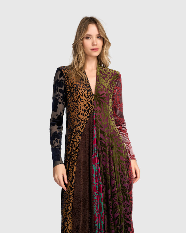 Tapestry Cocoon Dress, Jewel Multi