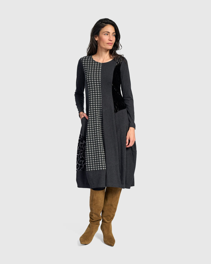 Sterling Dress, Grey Mix