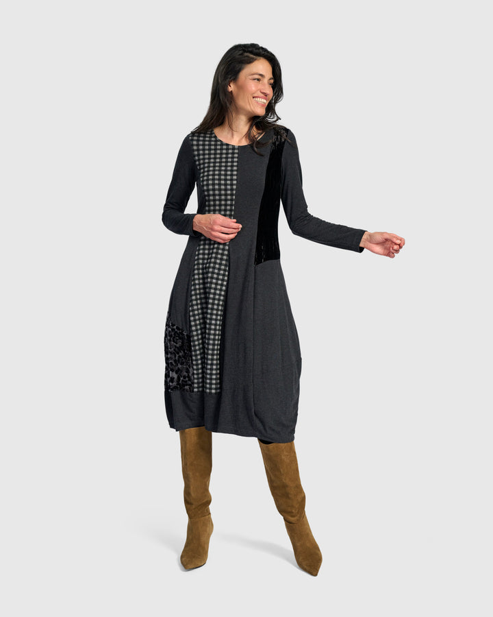 Sterling Dress, Grey Mix