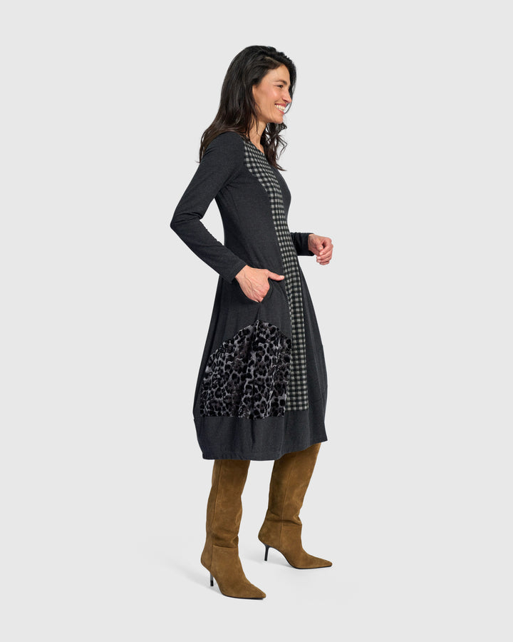 Sterling Dress, Grey Mix