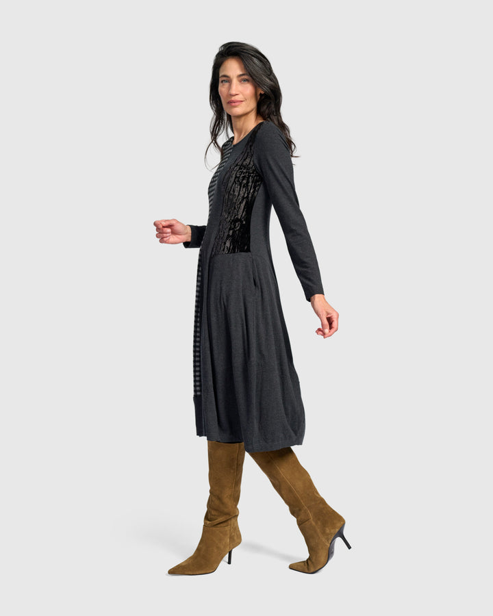 Sterling Dress, Grey Mix