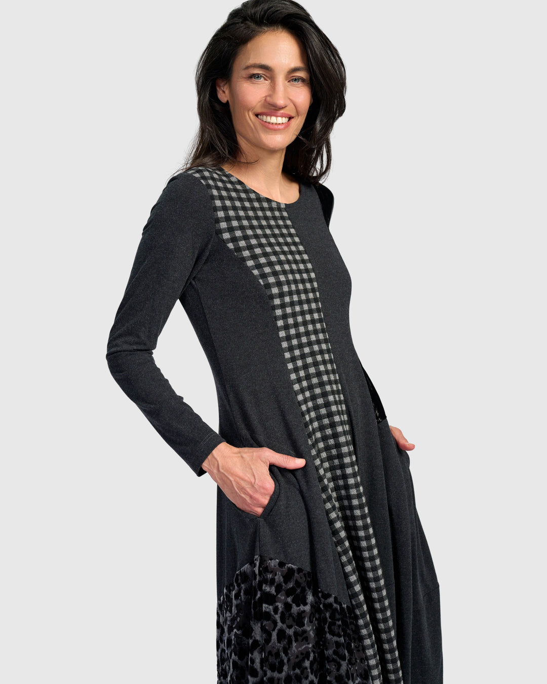 Sterling Dress, Grey Mix