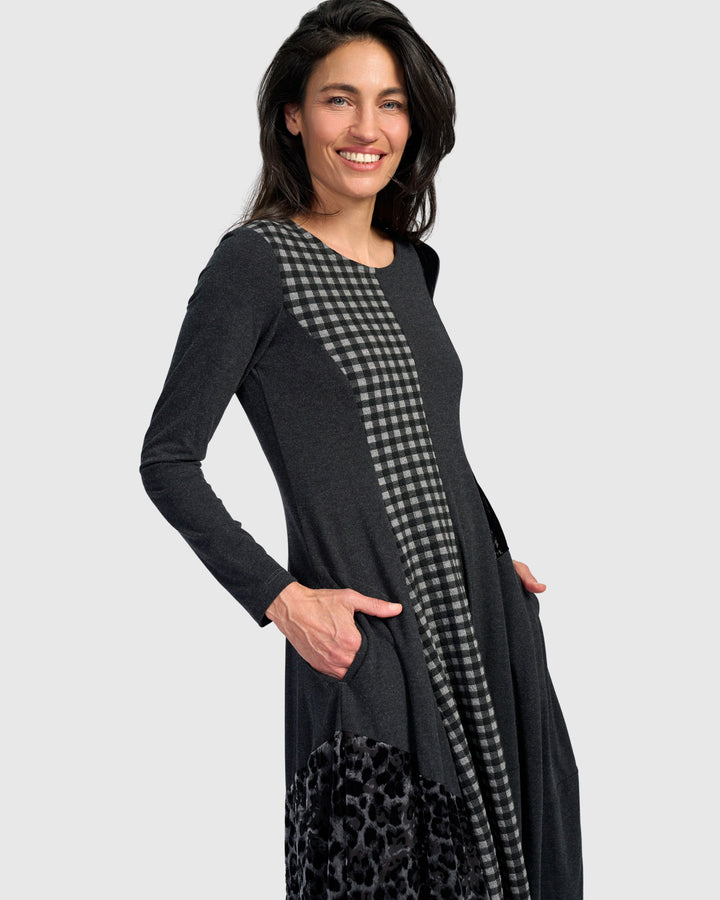 Sterling Dress, Grey Mix