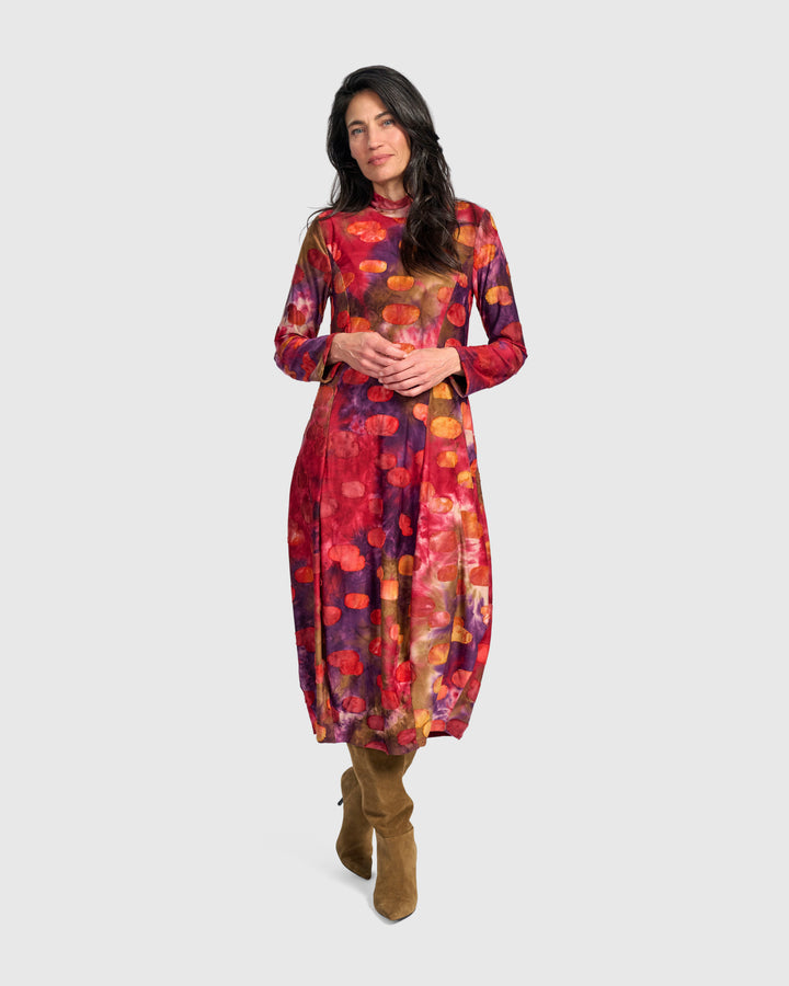 Jubilee Cocoon Dress, Berry Mix