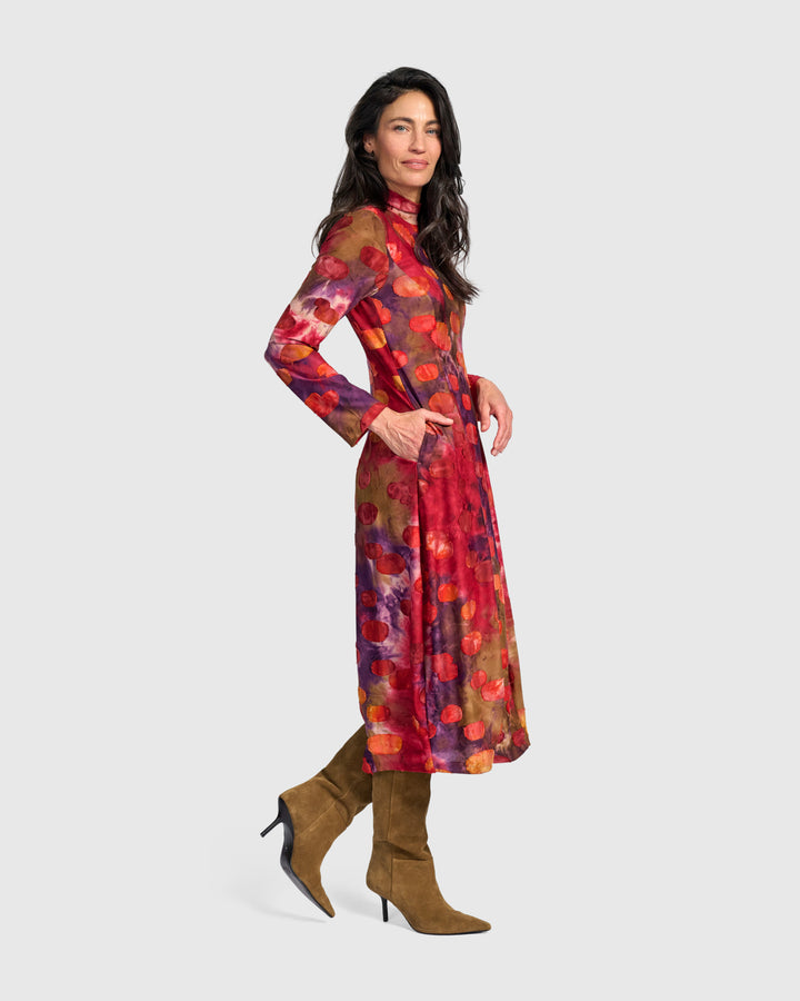 Jubilee Cocoon Dress, Berry Mix