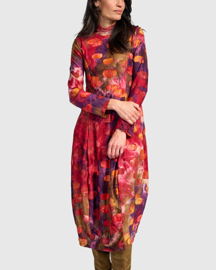 Jubilee Cocoon Dress, Berry Mix