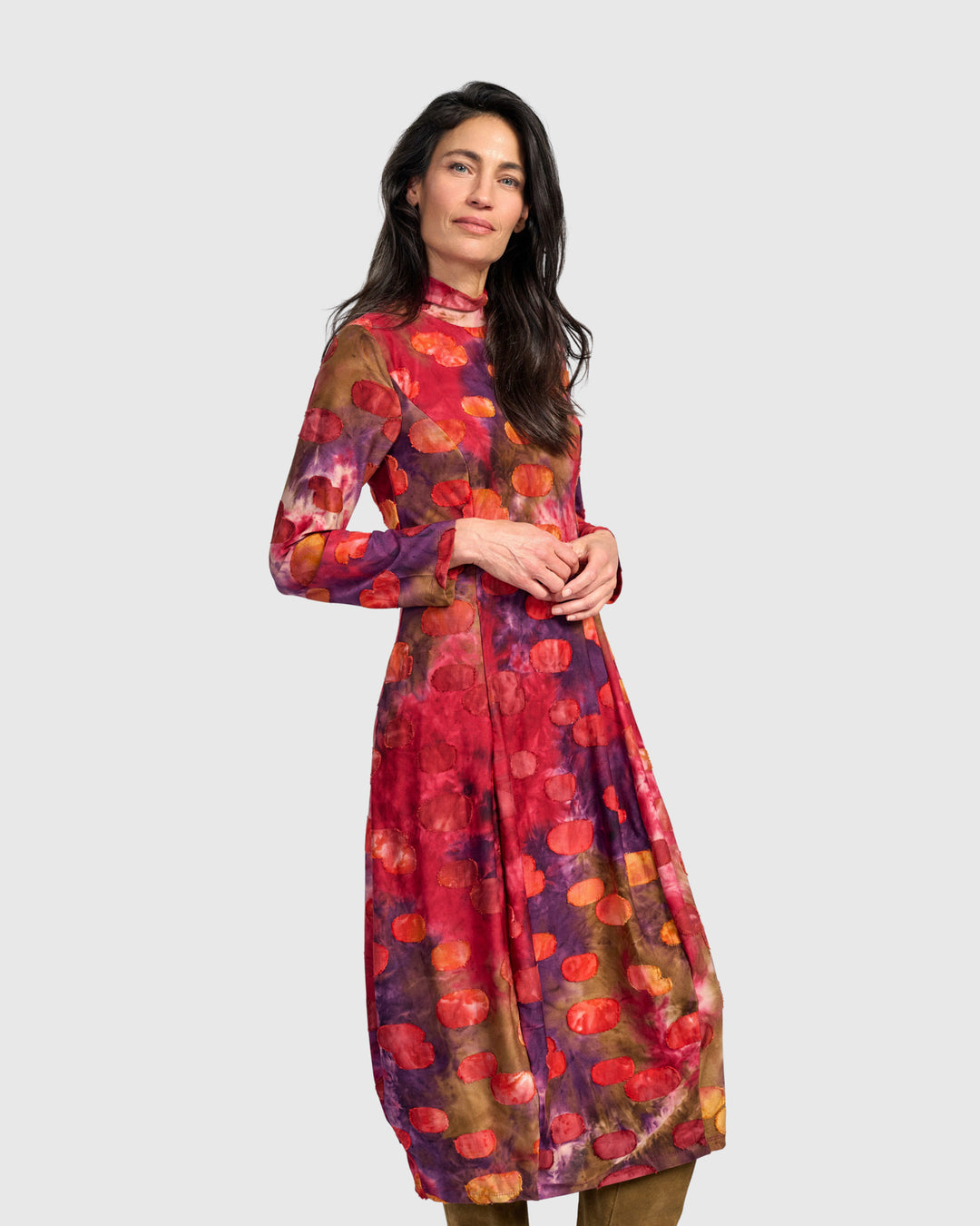 Jubilee Cocoon Dress, Berry Mix