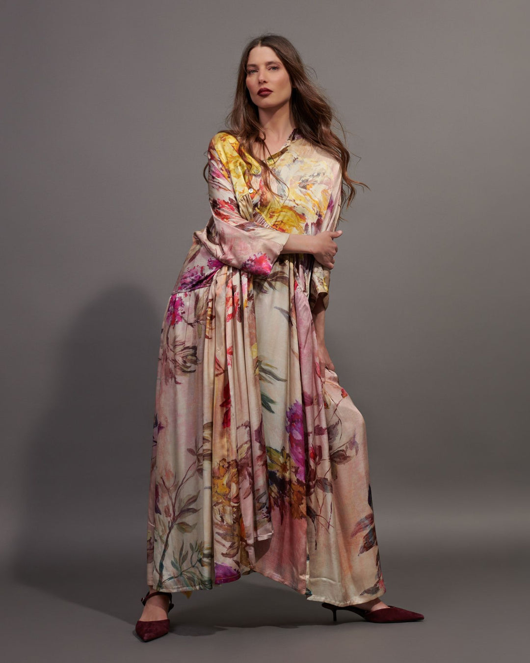 dionne maxi dress Dionne Long Sleeve Maxi Dress Black