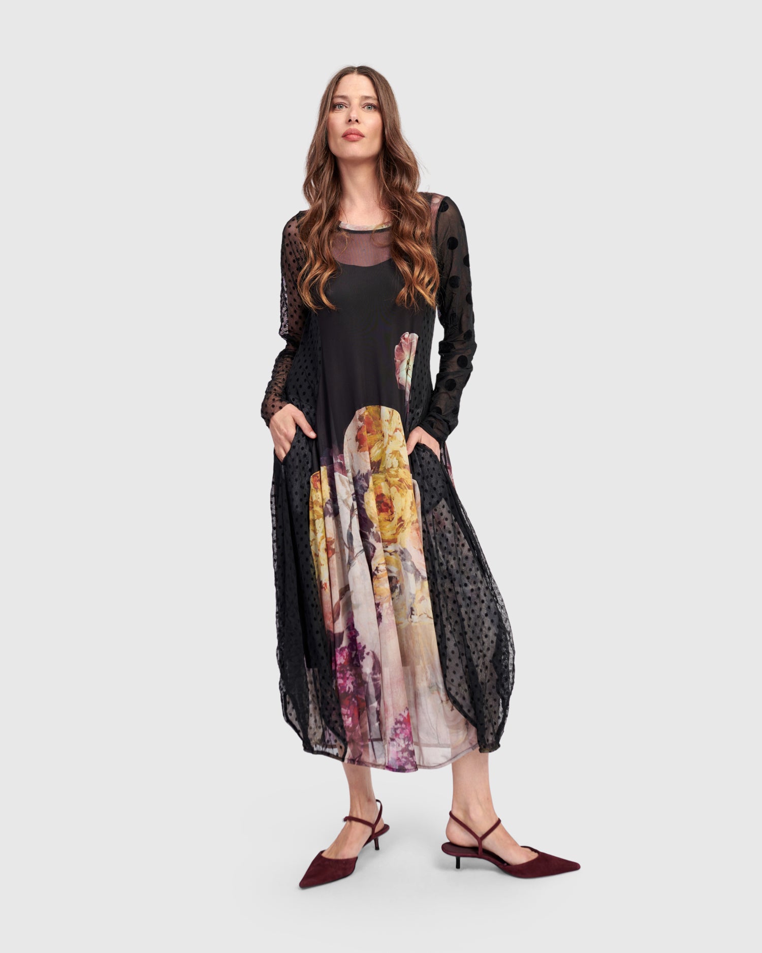Chaka Crew Cocoon Dress, Mix – Alembika U.S.