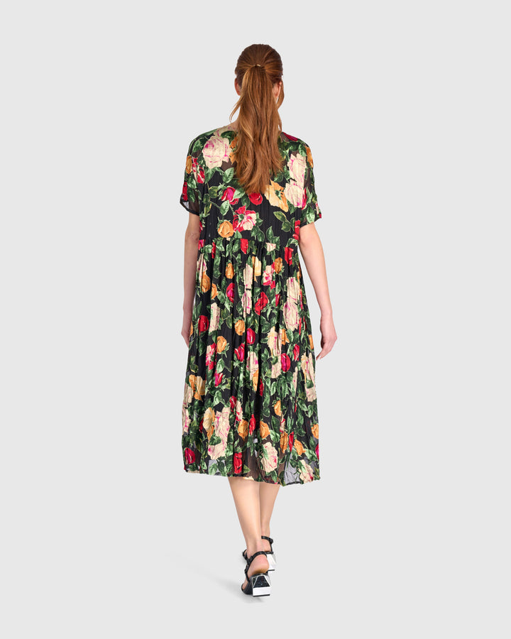 Night in the Garden Dress, Sheer Floral