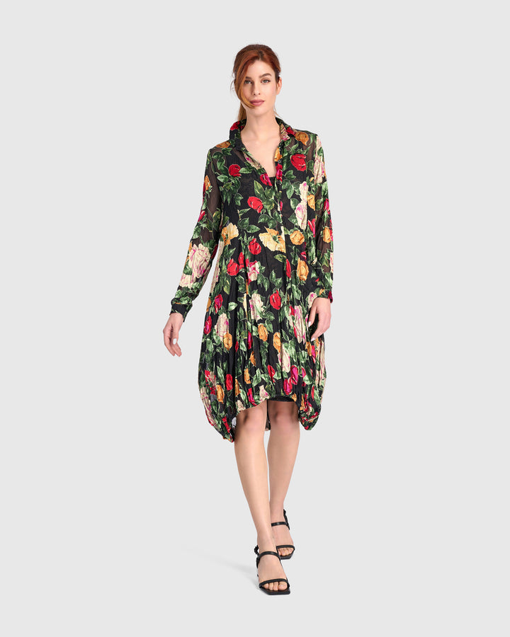 Rosehip Wonderful Dress, Sheer Floral