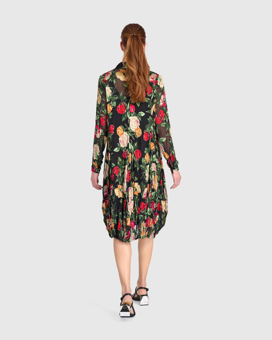 Rosehip Wonderful Dress, Sheer Floral
