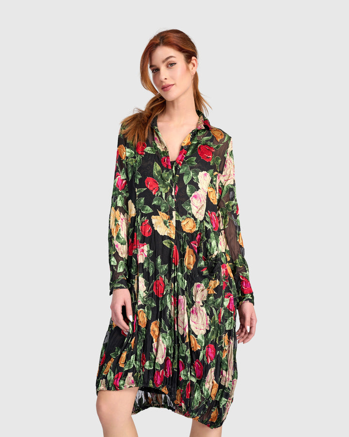 Rosehip Wonderful Dress, Sheer Floral