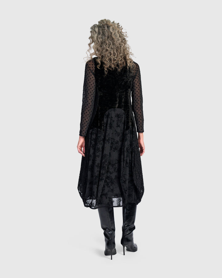 Velvet Jolie Dress, Black