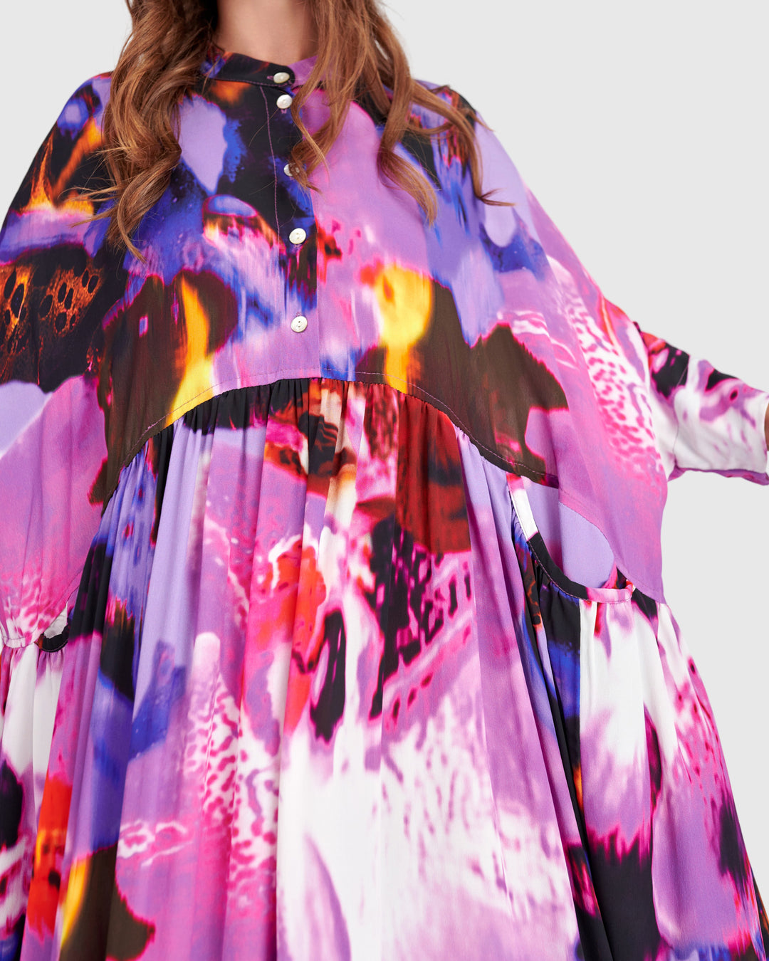 Hikari Oversized Dress, Orchid