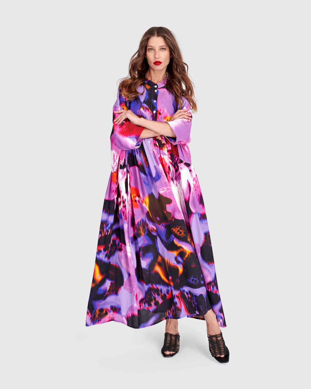 Hikari Oversized Dress, Orchid