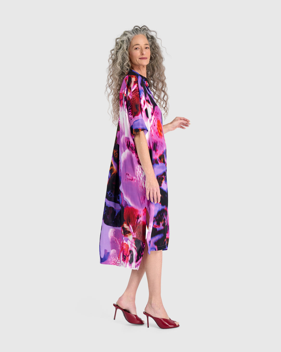 Reiko Shirtdress, Orchid