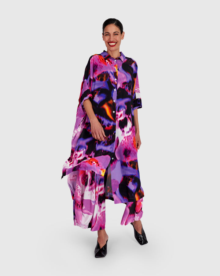 Reiko Shirtdress, Orchid