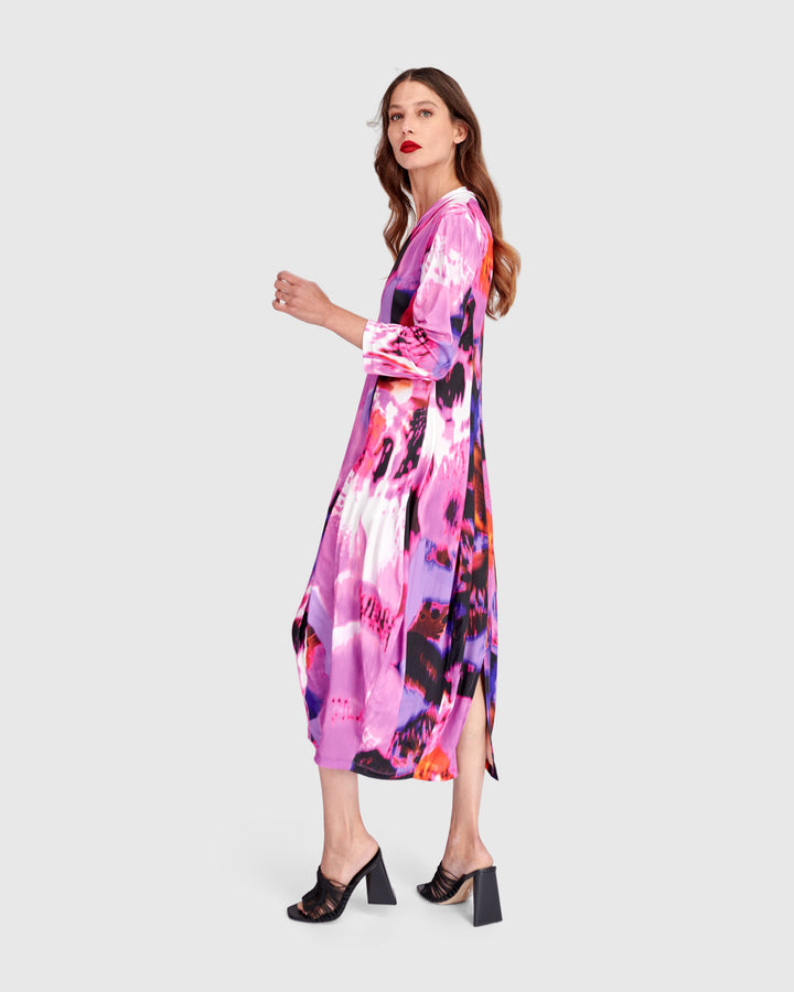 Gekko Cocoon Dress, Orchid