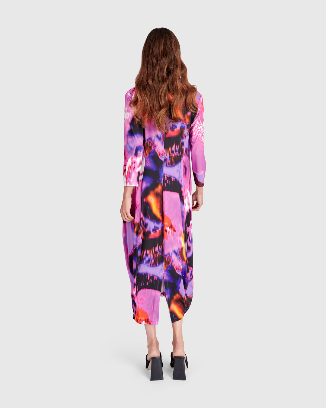 Gekko Cocoon Dress, Orchid