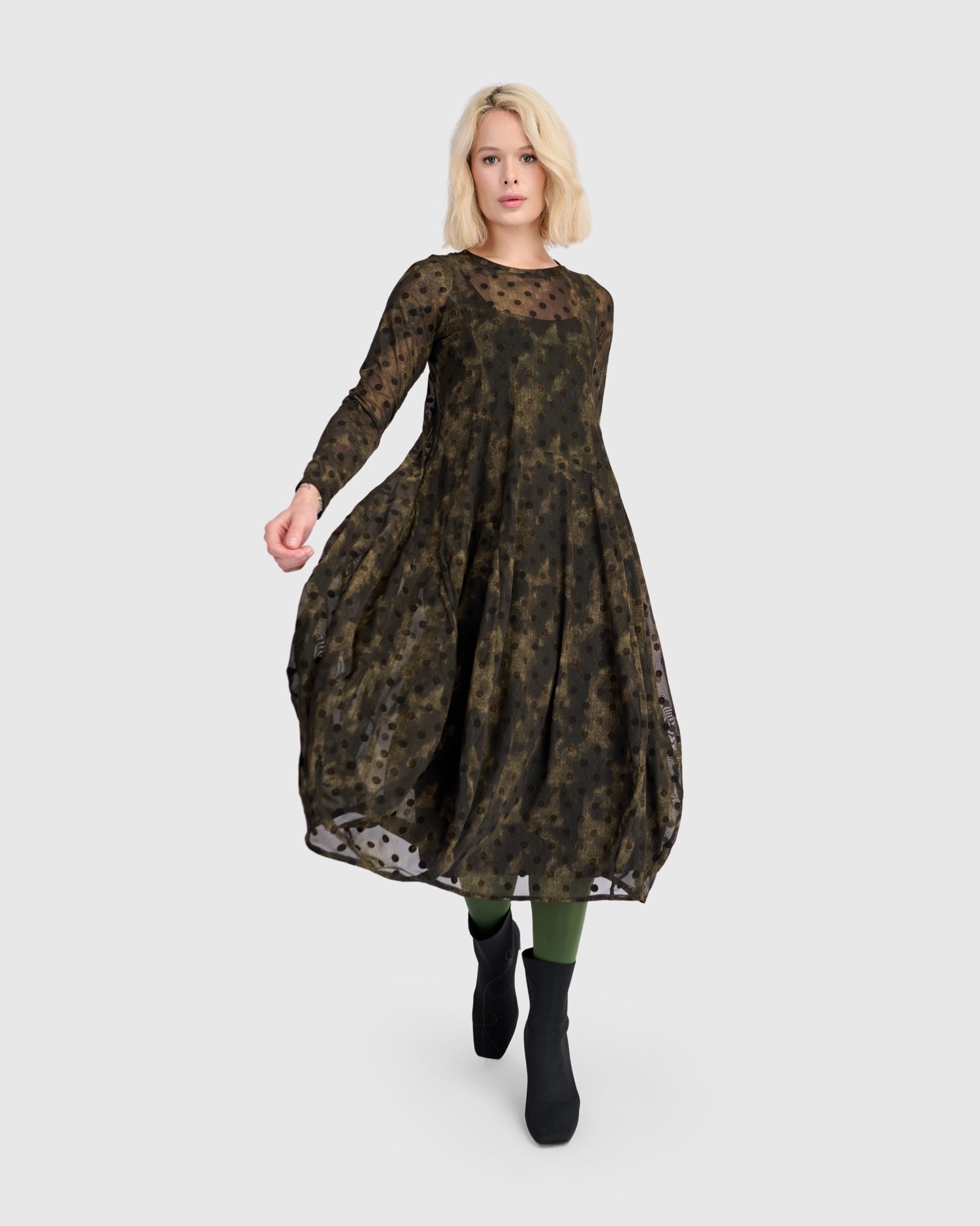 Bramble Mesh Cocoon Dress, Antique – Alembika U.S.