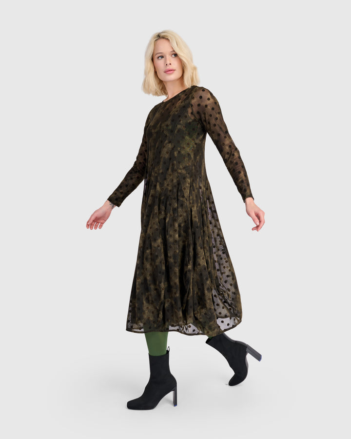 Bramble Mesh Cocoon Dress, Antique