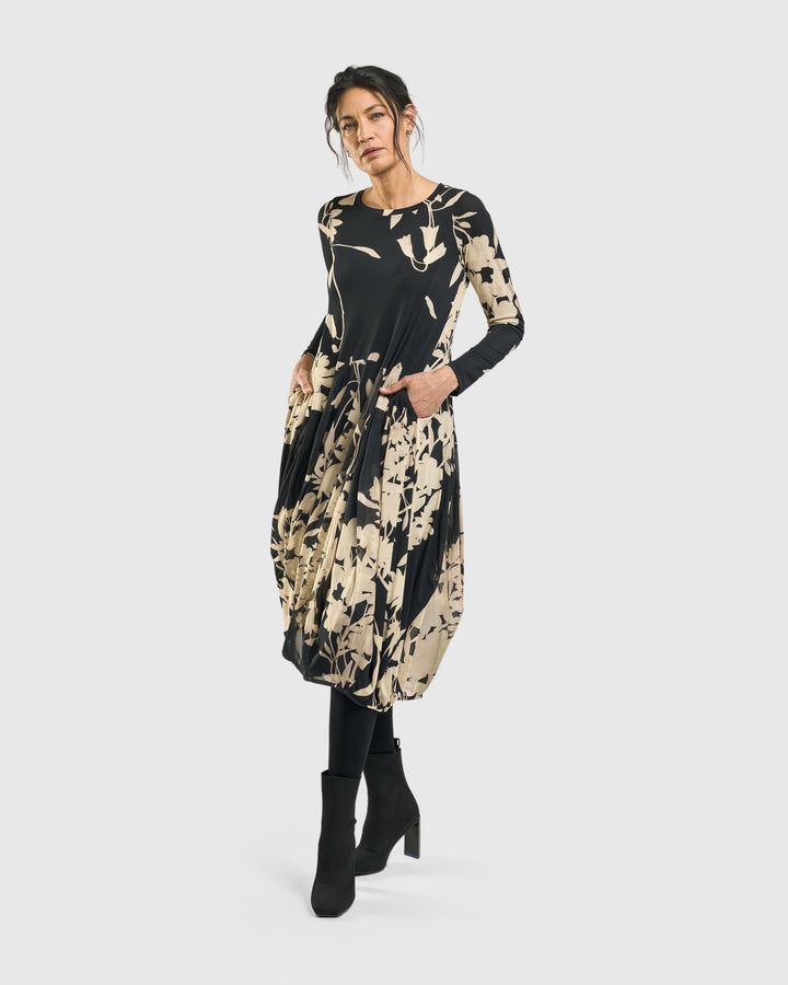 Amber Cocoon Dress, Floral