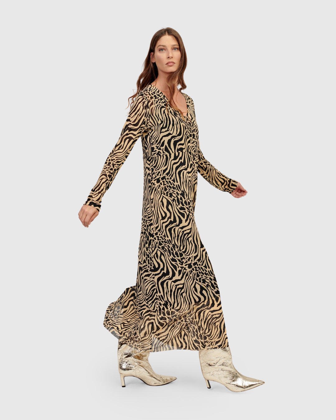 Derby Maxi Dress, Zebra Alembika U.S. Derby Maxi Dress, Zebra Alembika U.S.