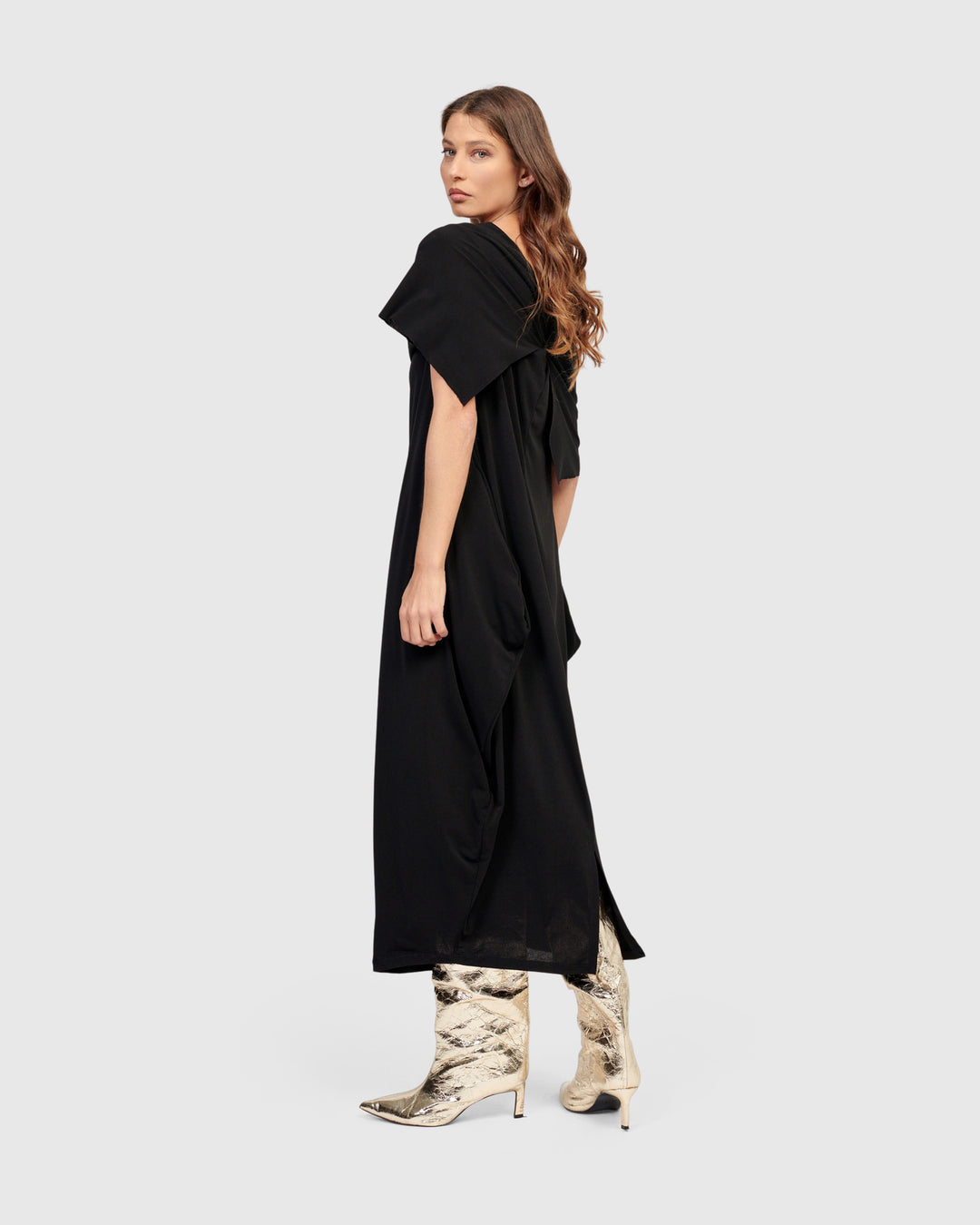 alsace maxi dress black Astoria Long Sleeve Maxi Dress
