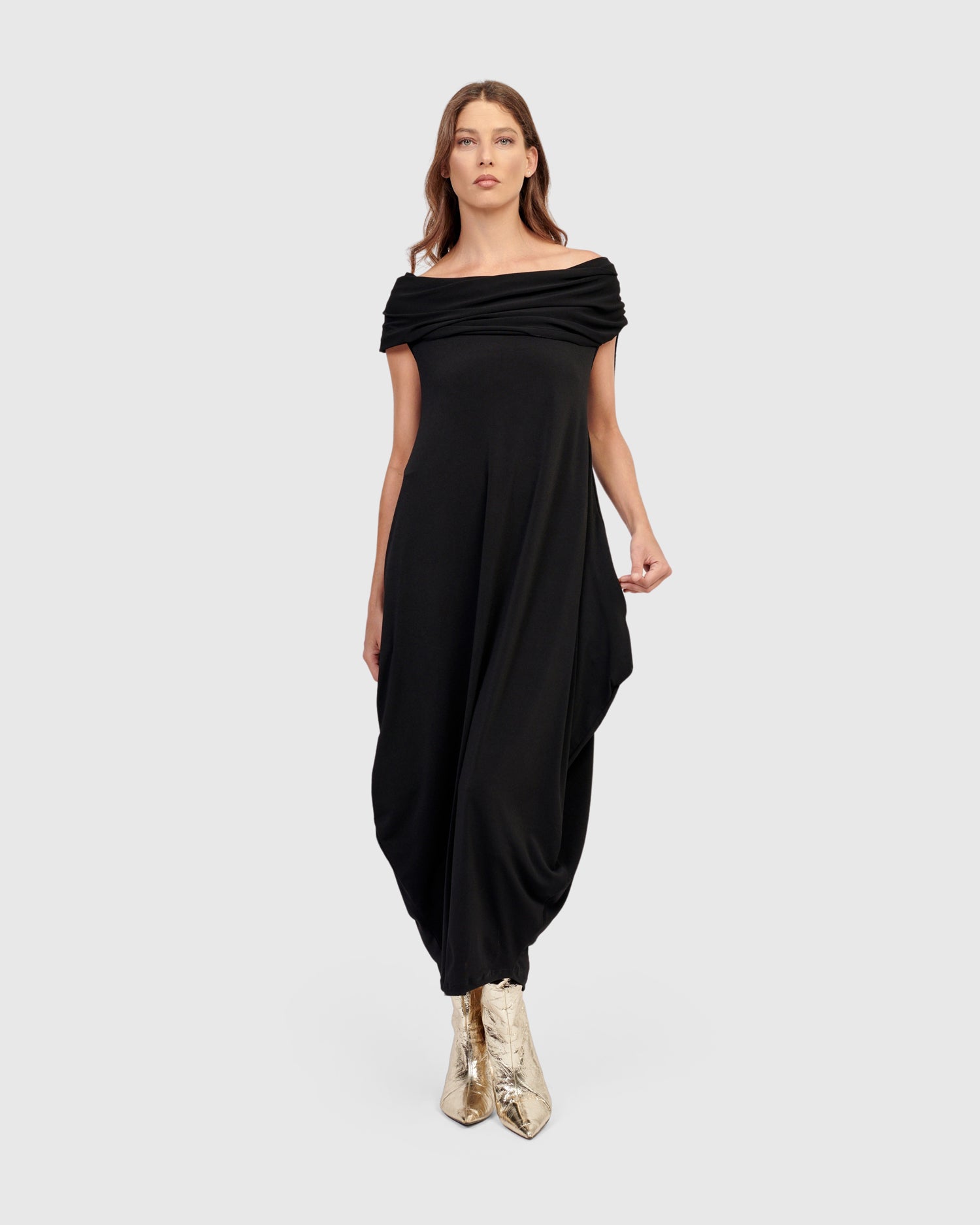 Savoir Maxi Dress, Black – Alembika U.S.