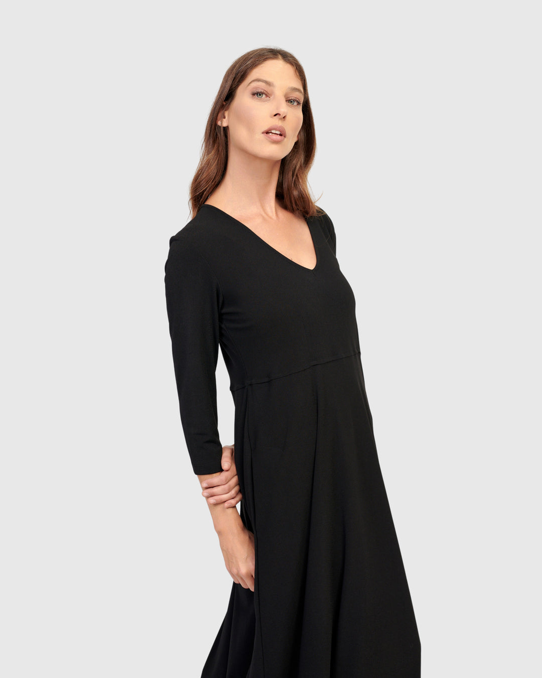 Rossellini Maxi Dress, Black