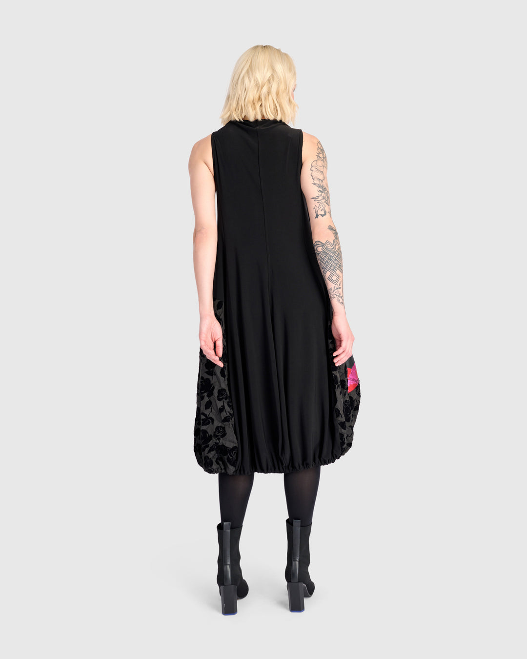 Bijou Wonderful Dress, Black Mix