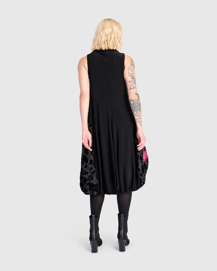 Bijou Wonderful Dress, Black Mix
