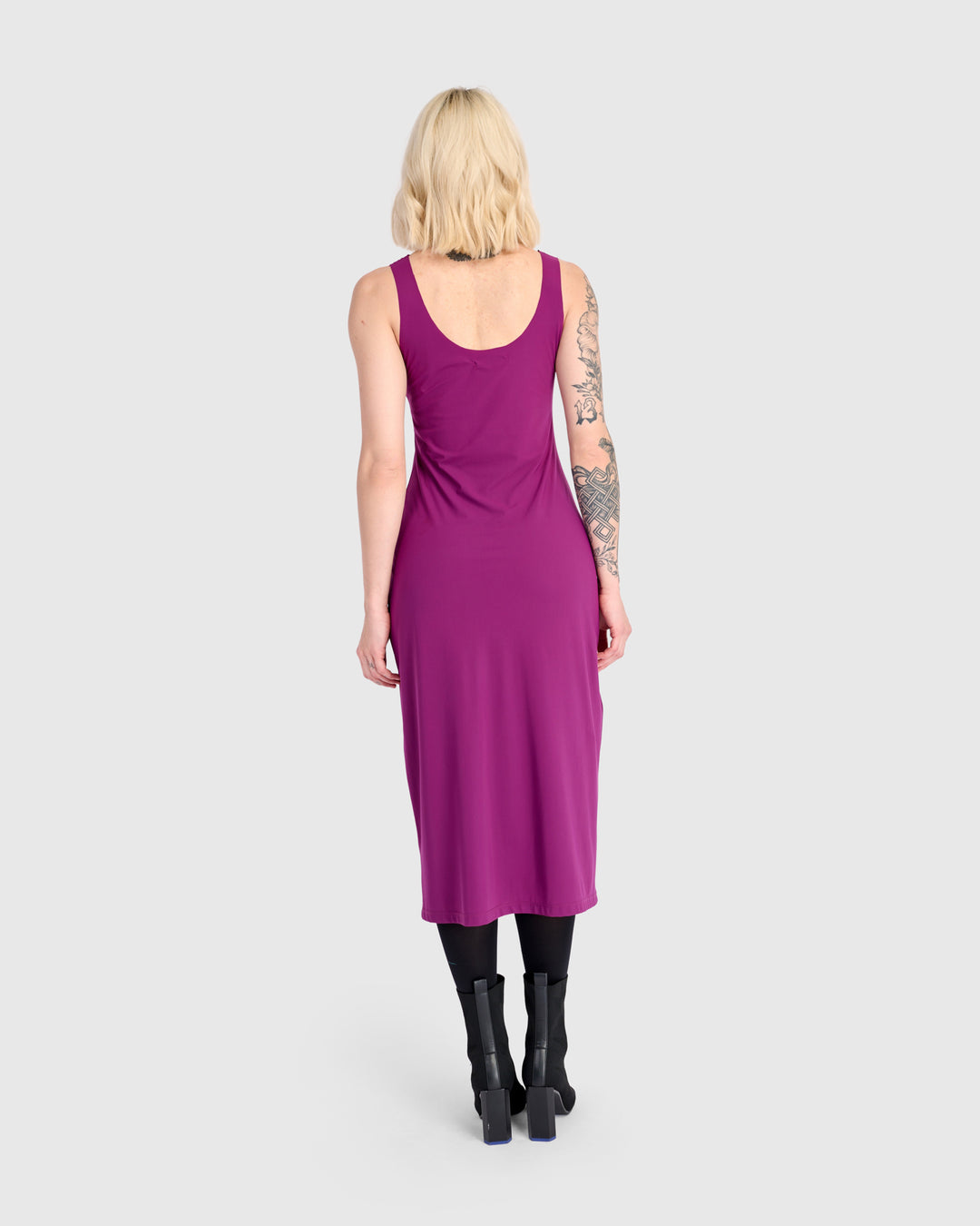 Essential Slip Dress, Fuchsia