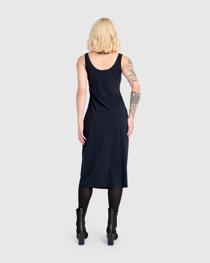 Essential Slip Dress, Black