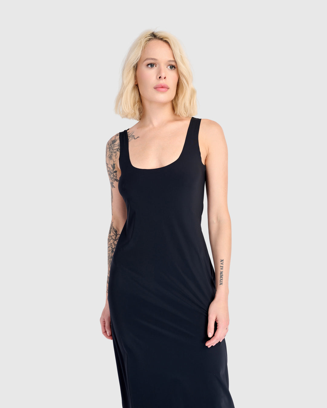 Essential Slip Dress, Black