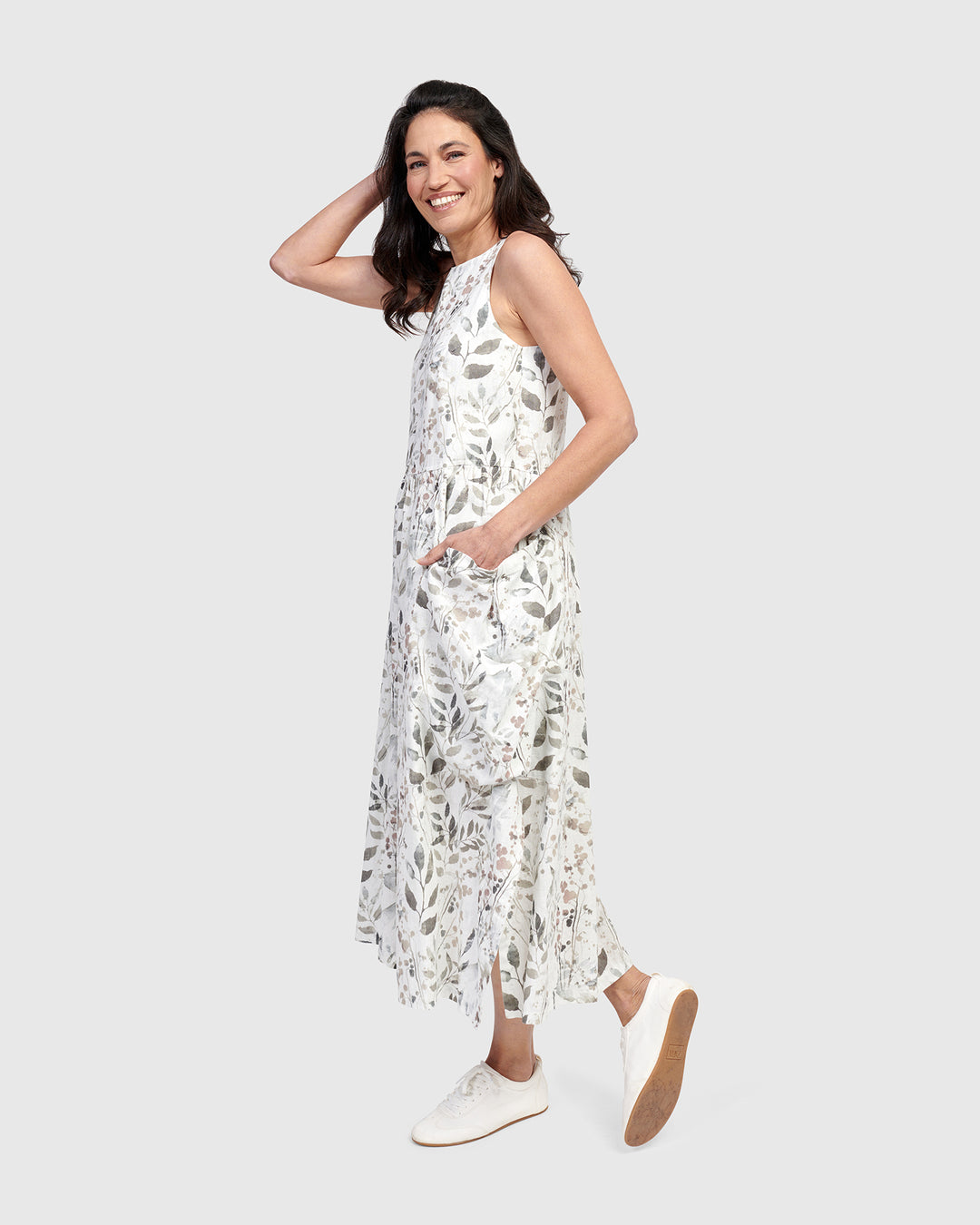 Lisbon Maxi Dress, Flora