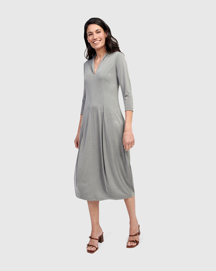 Essential Cocoon Dress, Saladine