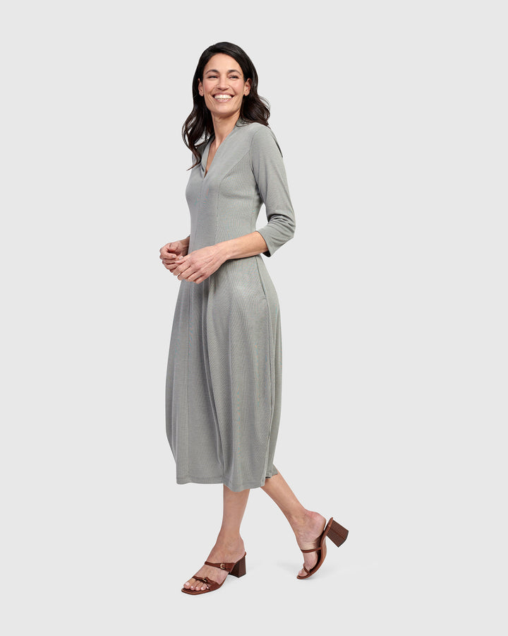 Essential Cocoon Dress, Saladine