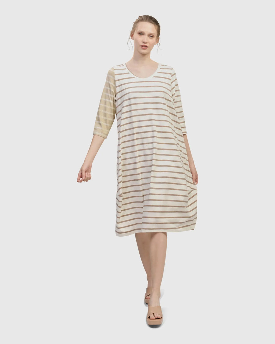 Oasis Caftan Dress, Cream