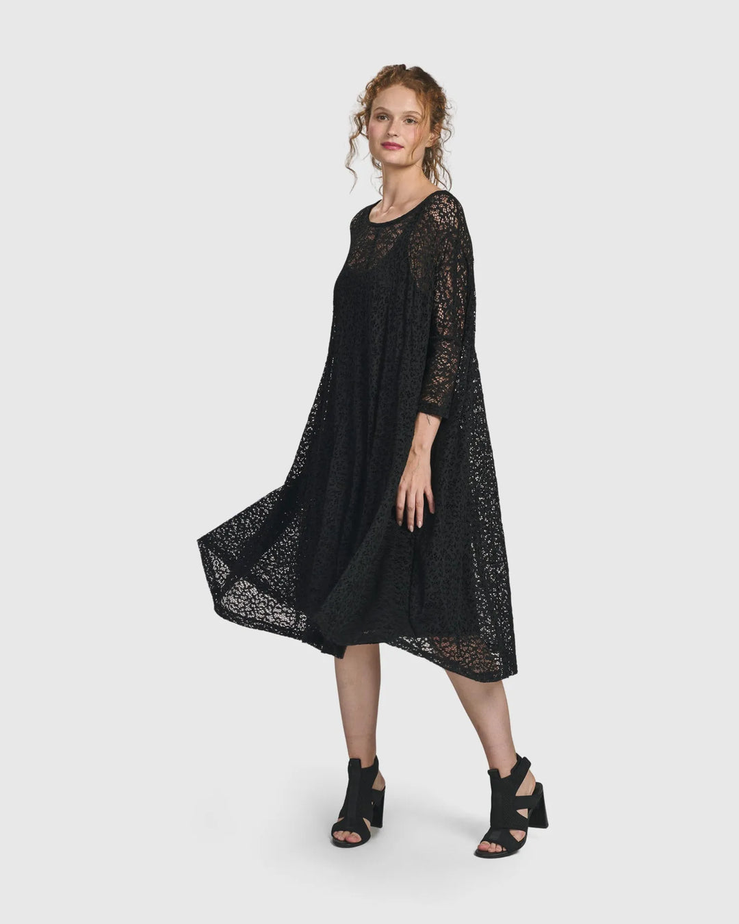 Artemis Trapeze Dress, Black - BLACK / XS (US 6-8) Artemis Trapeze Dress, Black - BLACK / XS (US 6-8)