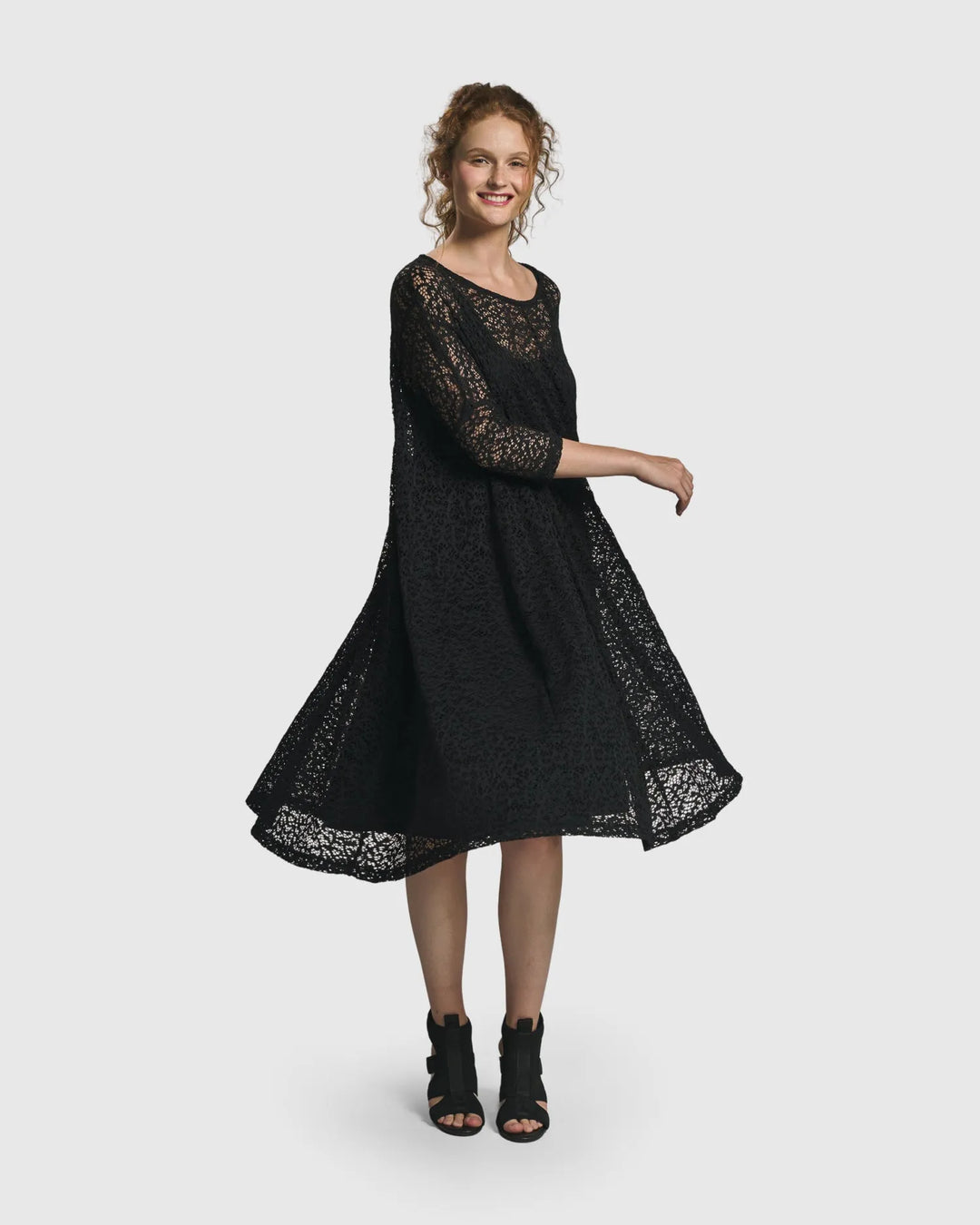 Artemis Trapeze Dress, Black Alembika U.S. Artemis Trapeze Dress, Black Alembika U.S.