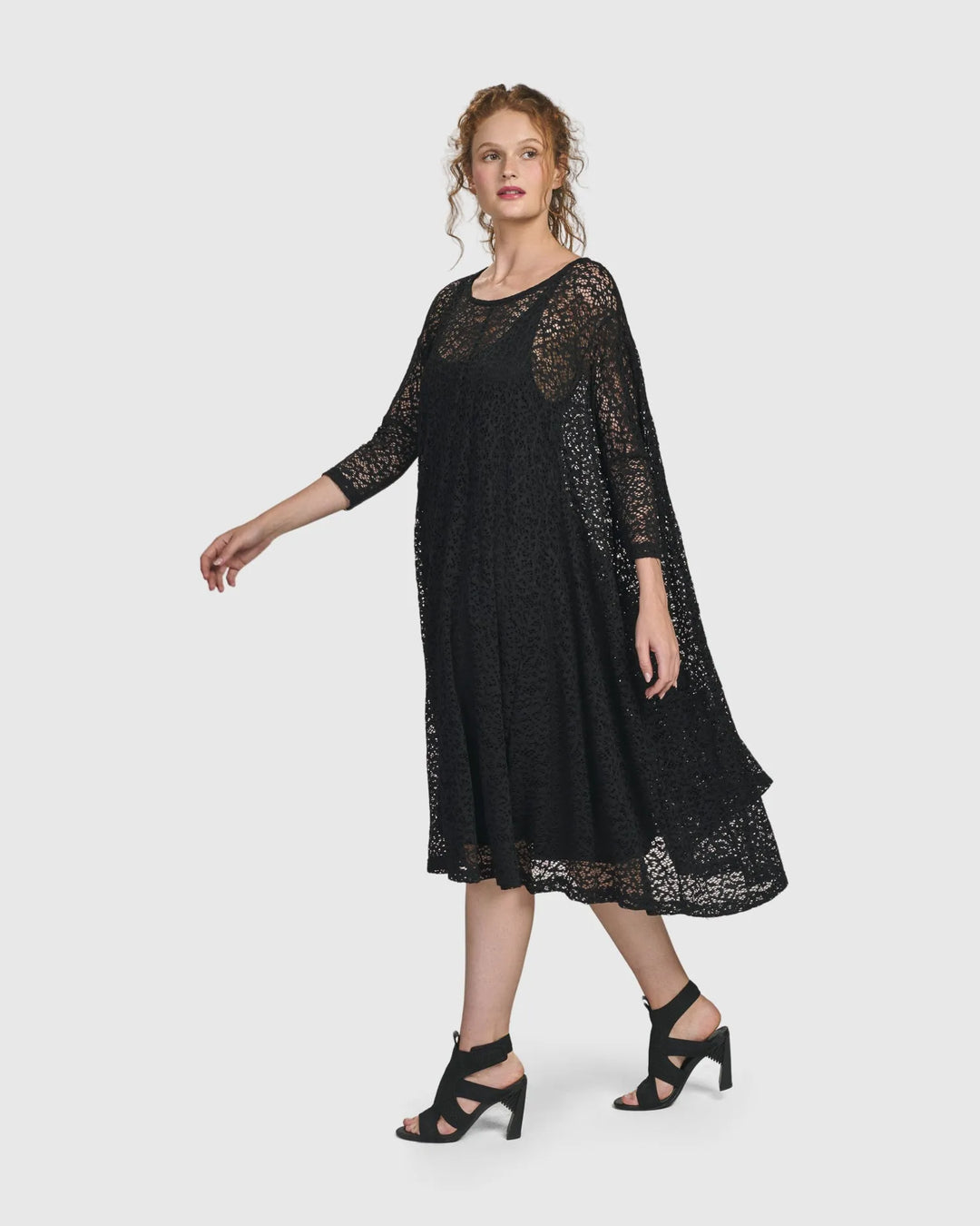 Artemis Trapeze Dress, Black Alembika U.S. Artemis Trapeze Dress, Black Alembika U.S.